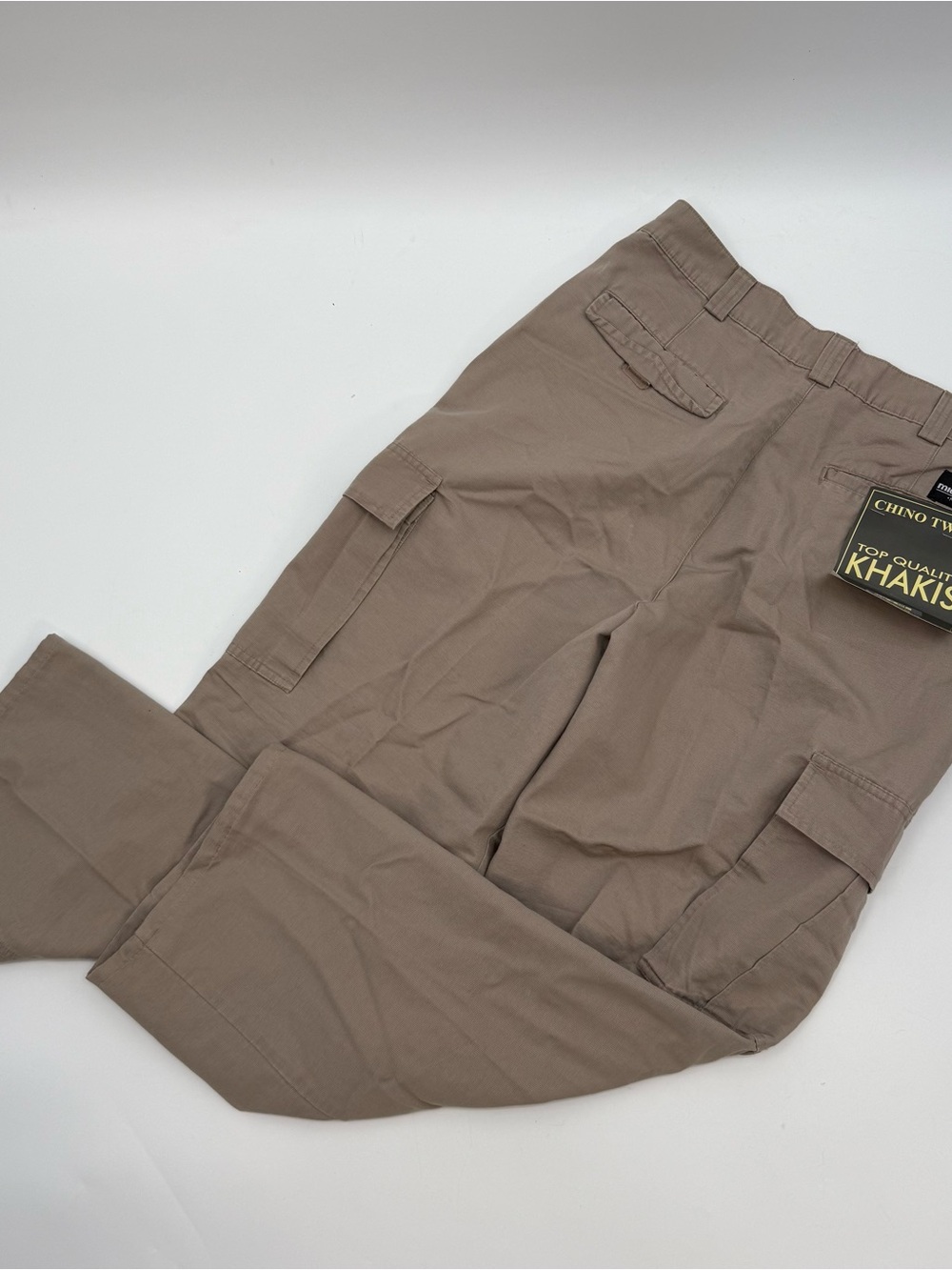 Khaki Cargo Pants - Taupe Brown Men's Utility Trousers